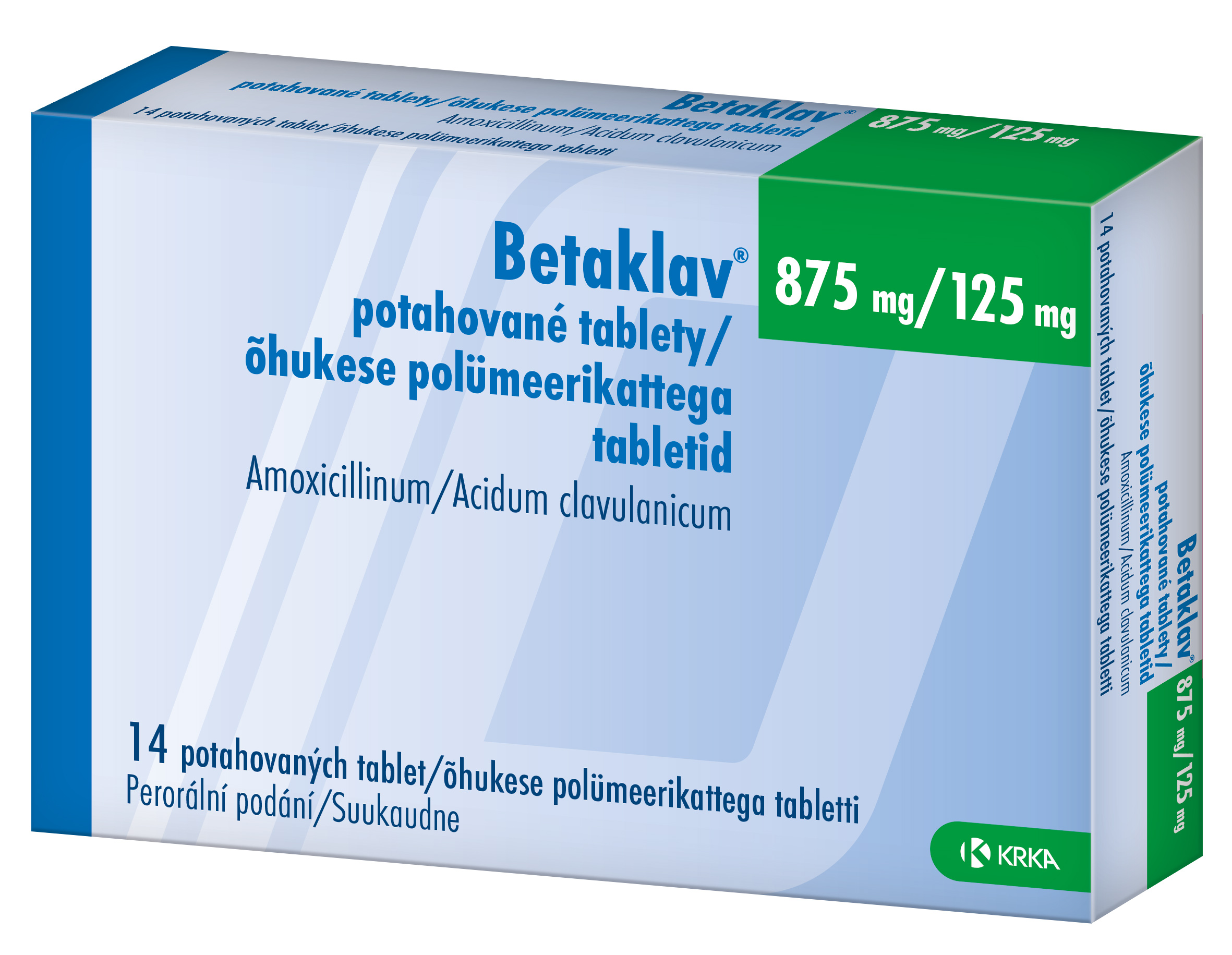 Betaklav 875MG/125MG, potahovaná tableta | Krka